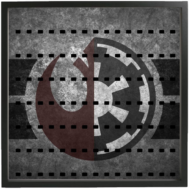 Star Wars Rebel Alliance and Galactic Empire Large Display Frame for ...